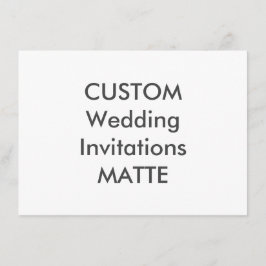 MATTE 120lb 6,25" x 4,5" Einladungen für Hochzeite