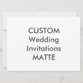 MATTE 120lb 8,75" x 6,5" Einladungen für Hochzeite