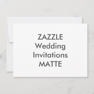MATTE 6,25" x 4,5" Einladungen für Hochzeiten