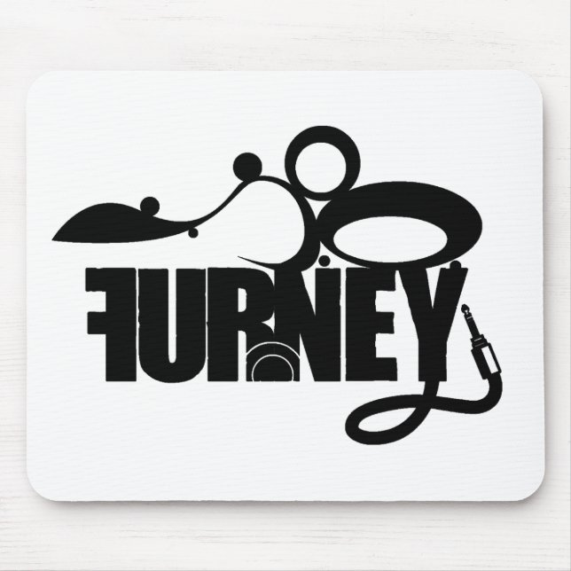 Matte DJ Furney Mäuse Mousepad (Vorne)