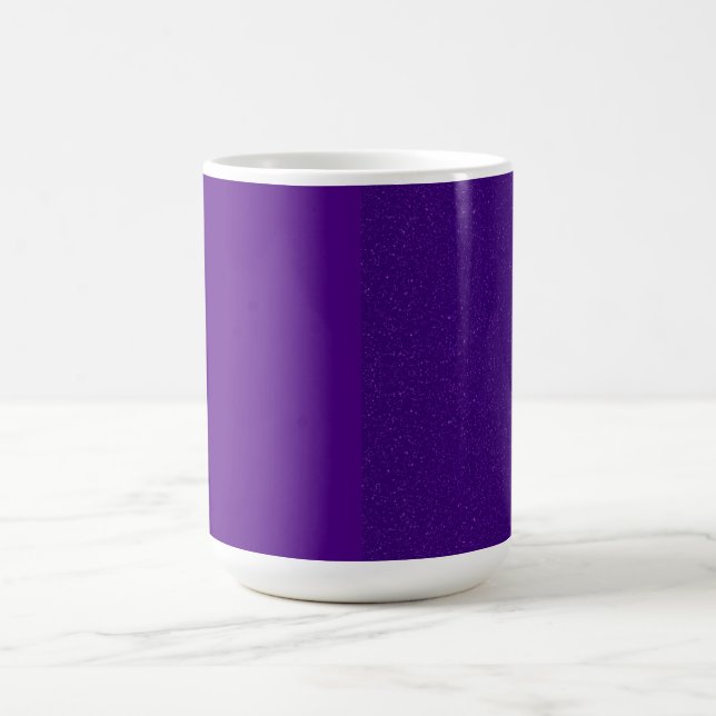 Matte & Glitzer Split Lila Tasse - individuell ein (Mittel)