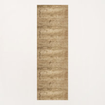 Matte mit einem Holzmuster.