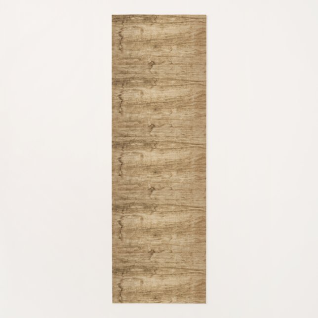 Matte mit einem Holzmuster. (Vorderseite)