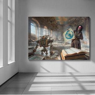 Matte print - Kartograf verlorener Welten Poster