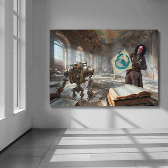 Matte print - Kartograf verlorener Welten Poster (Von Creator hochgeladen)