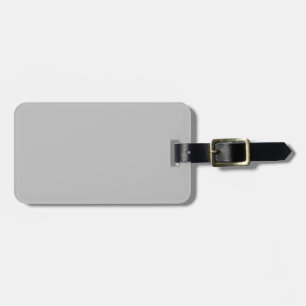 Matte Silver Gepäckanhänger