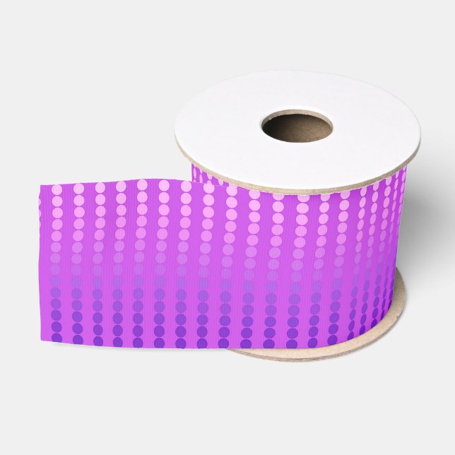 matte, violette und orchid ripsband (Spule)
