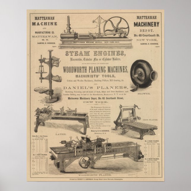 Matteawan Machinery Depot Poster (Vorne)