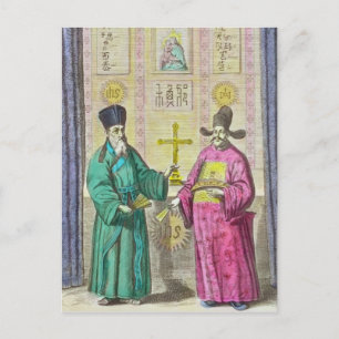 Matteo Ricci und andere Christliche Postkarte
