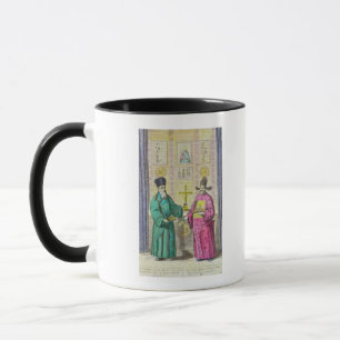 Matteo Ricci und anderer christlich Tasse
