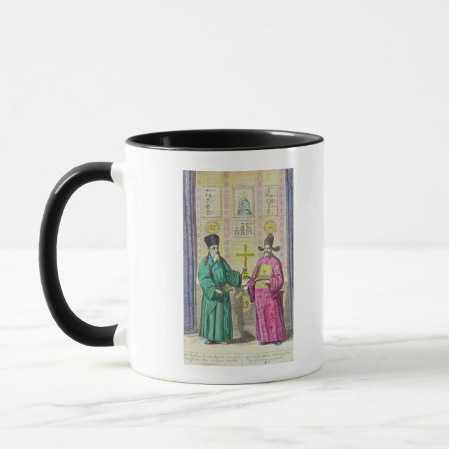 Matteo Ricci und anderer christlich Tasse (Links)