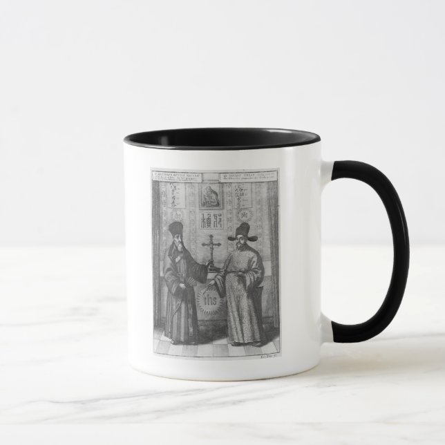 Matteo Ricci und Paulus Li Tasse (Rechts)