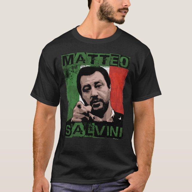 Matteo Salvini Prima Gli Italiani Classic T - Shir T-Shirt (Vorderseite)