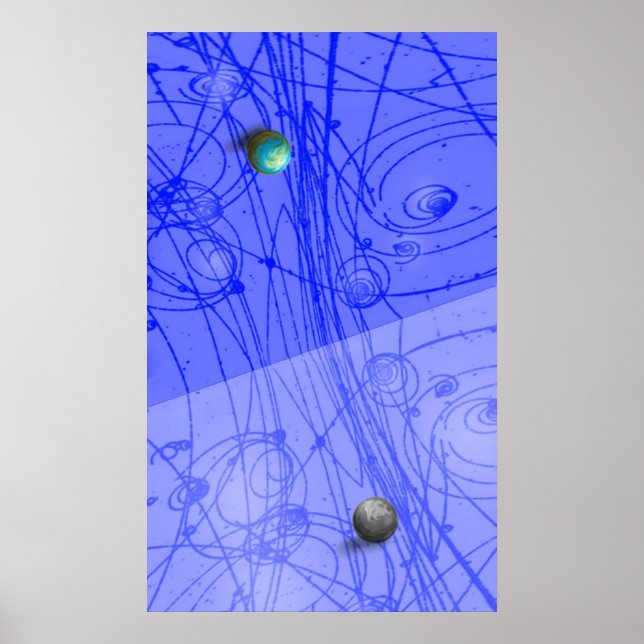 Matter Antimatter Art Print Poster (Vorne)
