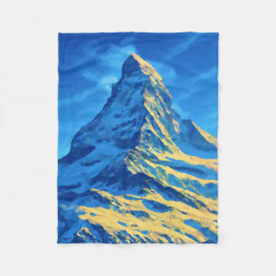 Matterhorn Alpen Fleecedecke
