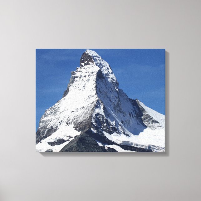 Matterhorn, Alpen Leinwanddruck (Vorderseite)