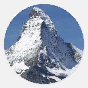 Matterhorn, Alpen Runder Aufkleber