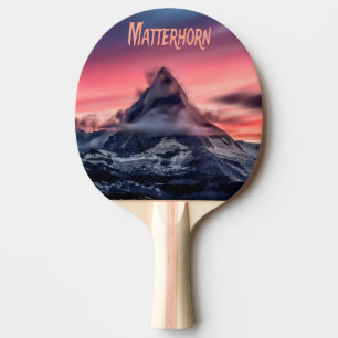 Matterhorn Berg Europa Alpen Schweiz Italien Tischtennis Schläger