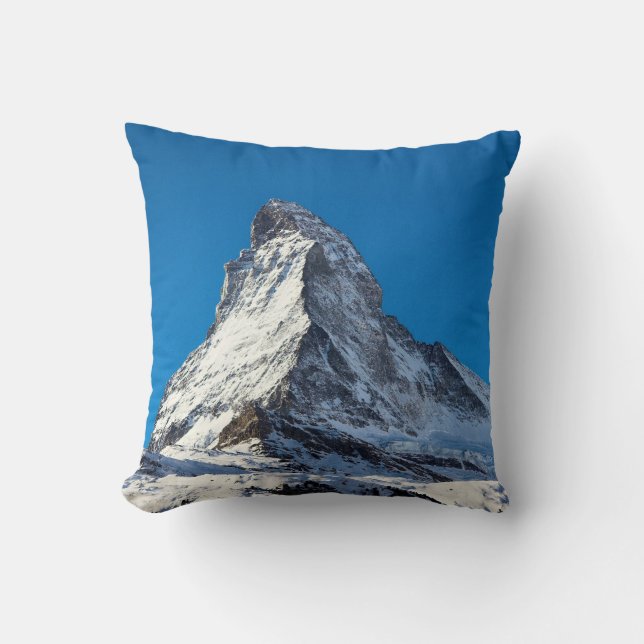 Matterhorn-Foto Kissen (Vorderseite)