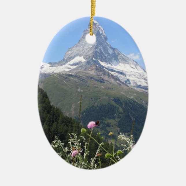Matterhorn-GebirgsFoto Keramikornament (Vorne)