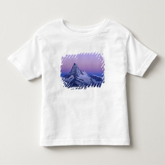 Matterhorn im Morgengrauen, Zermatt, Schweizer Alp Kleinkind T-shirt (Vorderseite)