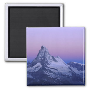 Matterhorn im Morgengrauen, Zermatt, Schweizer Alp Magnet