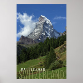 Matterhorn in der Schweiz Poster
