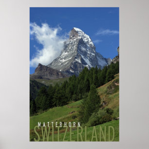 Matterhorn in der Schweiz Poster
