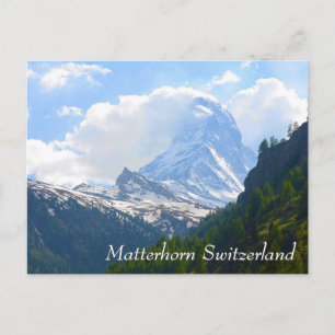 Matterhorn in der Schweiz Postkarte