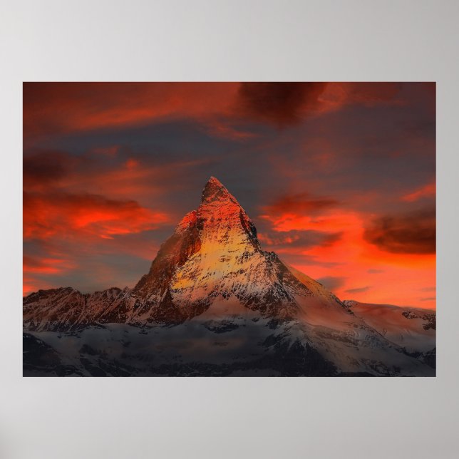 Matterhorn Poster (Vorne)