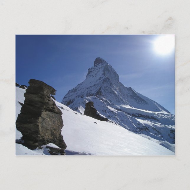 Matterhorn Postkarte (Vorderseite)