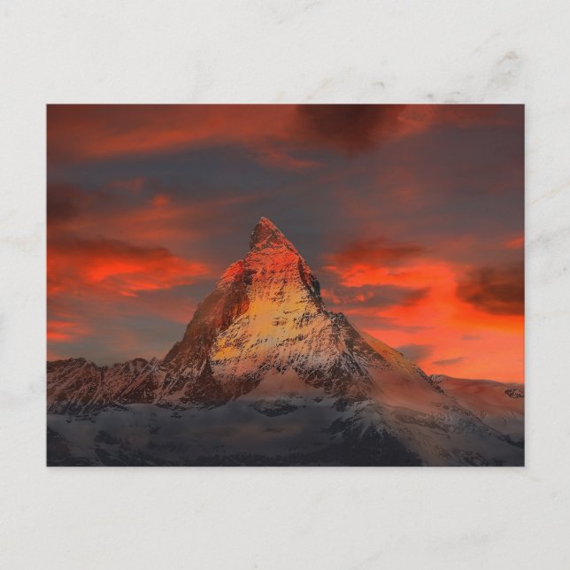 Matterhorn Postkarte (Vorderseite)