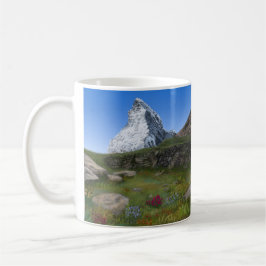 Matterhorn Schweiz Ermutigung Scripting JW Kaffeetasse