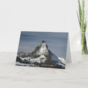 Matterhorn, Schweiz Feiertagskarte