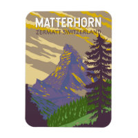Matterhorn Schweiz Reisen Vintag