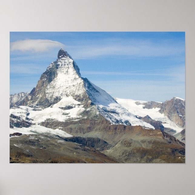 Matterhorn, Schweiz, Schweizer Alpen Poster (Vorne)