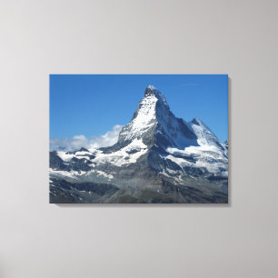 Matterhorn Schweizer Alpen überwinterte Canvas Leinwanddruck