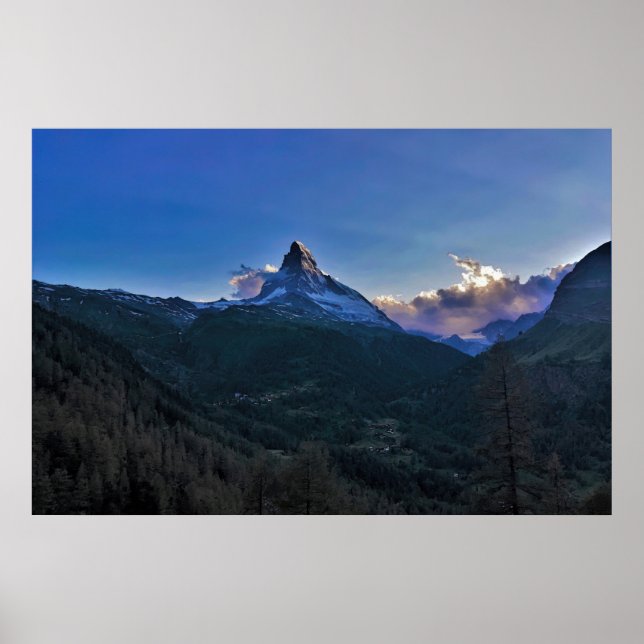 Matterhorn Sunset Poster (Vorne)