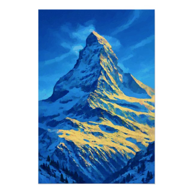 Matterhorn Sunset Poster (Vorderseite)