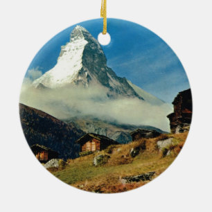 Matterhorn, Zermatt, die Schweiz Keramikornament