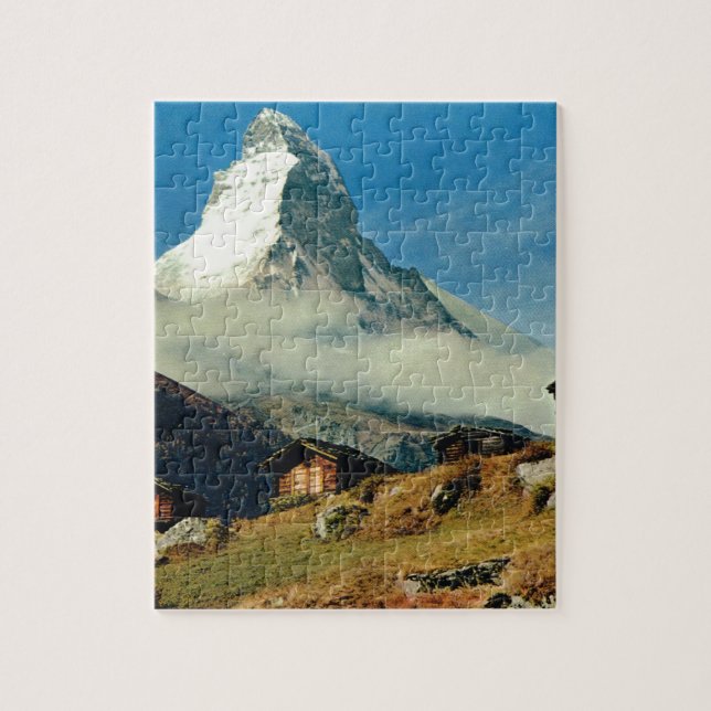Matterhorn, Zermatt, die Schweiz Puzzle (Vertikal)