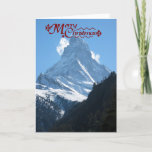 Matterhorn, Zermatt Feiertagskarte<br><div class="desc">Welche conjurs Gedanken des Weihnachts- und Winterspaßes besser als Bilder von der Schweiz up. Diese Karte nimmt Sie, in Ihrer Fantasie zur Herrlichkeit der Schweizer Berge. Sie erwähnt für Sie die Zeiten, die Sie in den Bergen verbracht haben, hat Spaß und genießt gute Firma. Dieses ist eine herrliche zu senden...</div>