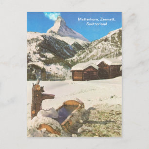 Matterhorn, Zermatt, Schweiz Postkarte