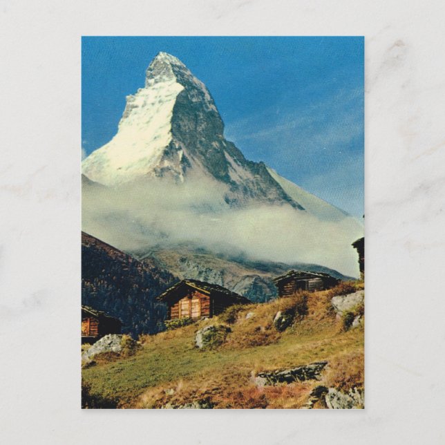 Matterhorn, Zermatt, Schweiz Postkarte (Vorderseite)