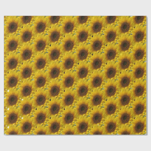 Mattes Sonnenblumenpapier Geschenkpapier