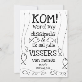 Matteus 4:19 feiertagskarte