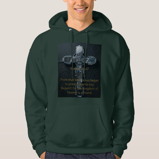 Matthäus 4:17 – Tut Buße Kapuzenpullover Hoodie (Vorderseite)