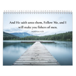 Matthäus 4:19 Jesus sagte: Folgt mir, Bibelvers Kalender