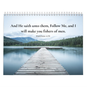 Matthäus 4:19 Jesus sagte: Folgt mir, Bibelvers Kalender