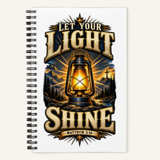MATTHÄUS 5:16 Lass dein Licht leuchten Notizbuch